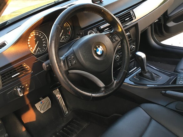 2009 BMW 3 серии 320i V (E90/E91/E92/E93) Рестайлинг, чёрный - вид 7