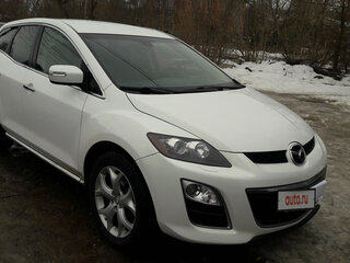 2012 Mazda CX-7 I Рестайлинг, белый, 1190000 рублей, вид 3