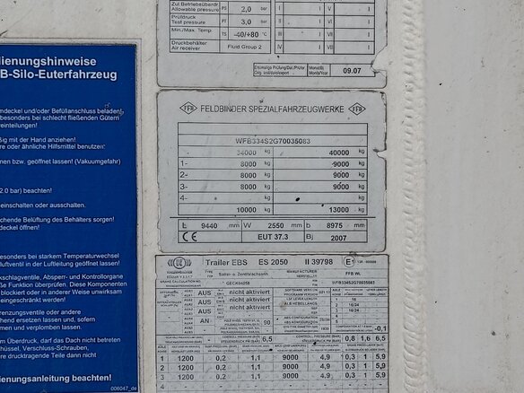 2007 Feldbinder 36, белый, 3000000 рублей - вид 7