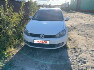 2012 Volkswagen Golf VI, белый, 800000 рублей, вид 3