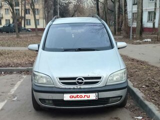 2004 Opel Zafira A Рестайлинг, серебристый, 450000 рублей, вид 1