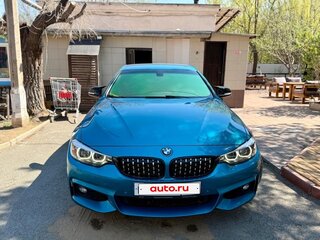 2019 BMW 4 серии 420d xDrive F32/F33/F36 Рестайлинг, синий, 3000000 рублей, вид 4