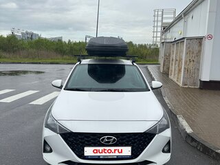 2021 Hyundai Solaris II Рестайлинг, белый, 950000 рублей, вид 2