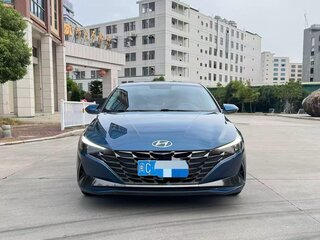 2022 Hyundai Elantra VII (CN7), синий, 1450000 рублей, вид 2