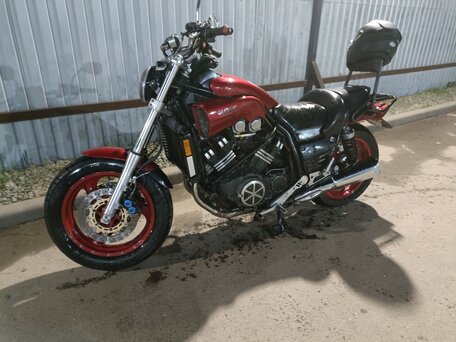 1989 Yamaha V-Max 1200, красный, 450000 рублей, вид 2