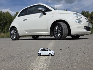 2018 Fiat 500 II Рестайлинг, белый, 1100000 рублей, вид 1