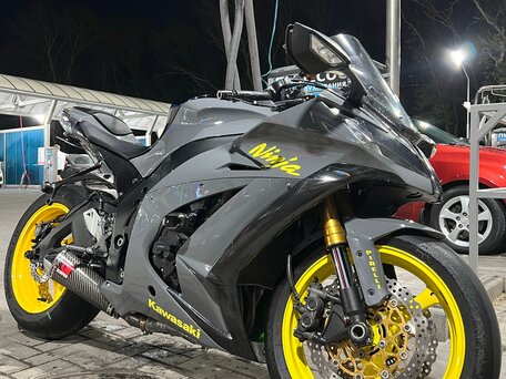 2012 Kawasaki ZX-10R Ninja, серый, 860000 рублей, вид 1