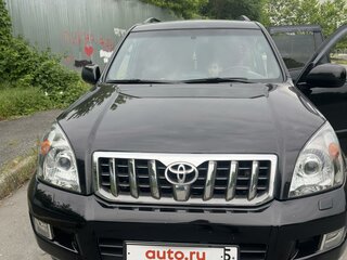 2008 Toyota Land Cruiser Prado 4-speed 120 Series Рестайлинг, чёрный, 2600000 рублей, вид 1