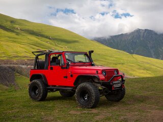 1995 Jeep Wrangler I (YJ), красный, 650000 рублей, вид 1