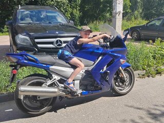 2006 Yamaha FJR1300, синий, 600000 рублей, вид 1