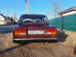 2006 Lada (ВАЗ) 2107, пурпурный, 70000 рублей, вид 4