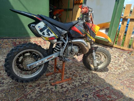 2008 KTM 50 SX, оранжевый, 70000 рублей, вид 1