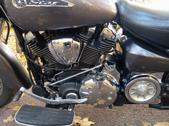 2008 Yamaha XV 1700 Road Star, серый, 720000 рублей - вид 7