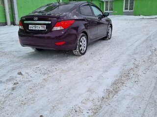 2011 Hyundai Solaris I, фиолетовый, 820000 рублей, вид 4