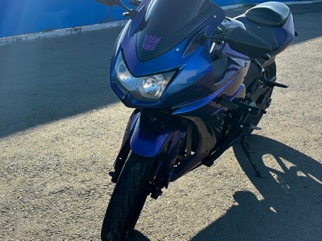 2008 Kawasaki Ninja 250R, фиолетовый, 260000 рублей, вид 5
