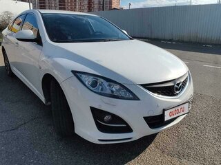 2012 Mazda 6 II (GH) Рестайлинг, белый, 1050000 рублей, вид 4