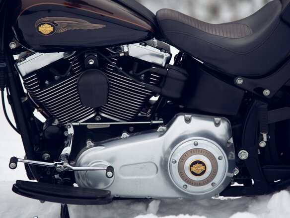 2013 Harley-Davidson Fat Boy, коричневый, 1350000 рублей - вид 11