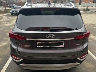2019 Hyundai Santa Fe IV, серый, 3400000 рублей, вид 4