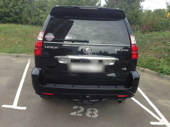 2008 Lexus GX 470 I, чёрный - вид 2