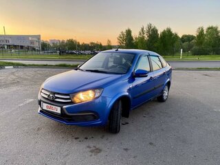 2018 Lada (ВАЗ) Granta I Рестайлинг, синий, 450000 рублей, вид 5