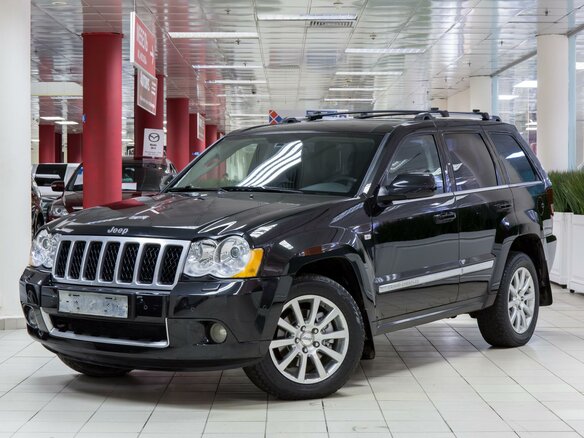 2008 Jeep Grand Cherokee III (WK), чёрный - вид 3