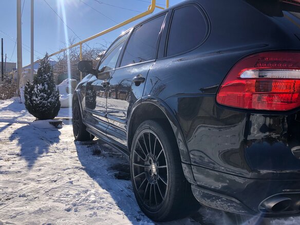 2007 Porsche Cayenne Turbo I Рестайлинг (957), чёрный, 1500000 рублей - вид 37