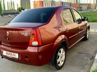 2009 Renault Logan I, красный, 725000 рублей, вид 5
