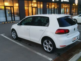 2009 Volkswagen Golf VI, белый, 880000 рублей, вид 4