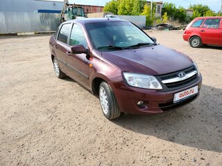 2013 Lada (ВАЗ) Granta I, пурпурный, 700000 рублей, вид 2
