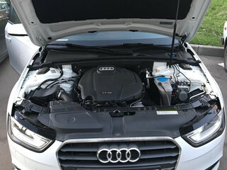2014 Audi A4 IV (B8) Рестайлинг, белый, 1700000 рублей, вид 2