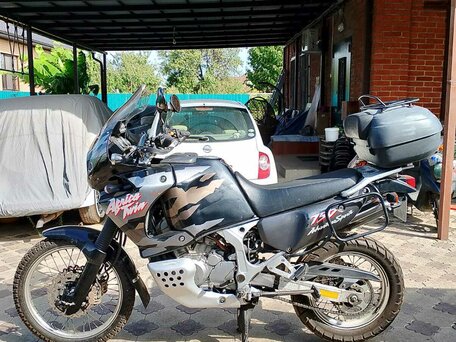 1998 Honda XRV 750 Africa Twin, чёрный, 390000 рублей, вид 2