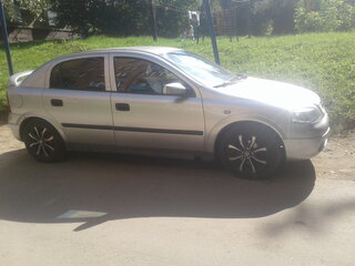 2000 Opel Astra G, серебристый, 300000 рублей, вид 5