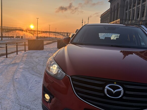 2015 Mazda CX-5 I, красный, 1550000 рублей - вид 4