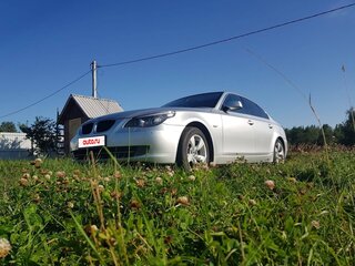 2007 BMW 5 серии 520i V (E60/E61) Рестайлинг, серый, 980000 рублей, вид 4