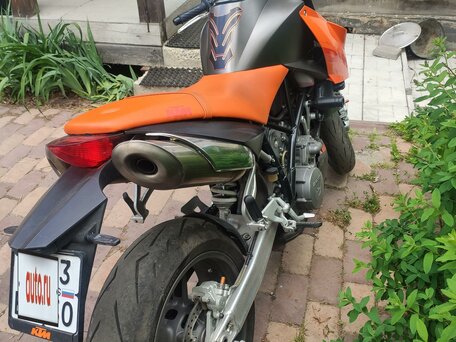 2007 KTM 990 Super Duke, оранжевый, 500000 рублей, вид 4