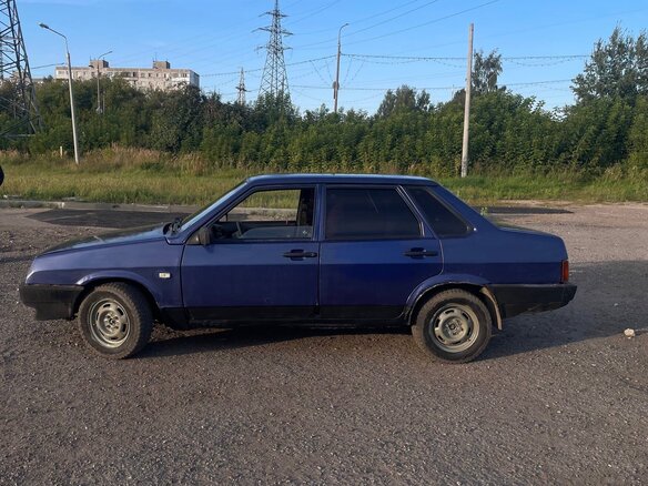 2002 Lada (ВАЗ) 21099, синий - вид 7