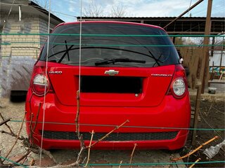 2008 Chevrolet Aveo I Рестайлинг, красный, 550000 рублей, вид 3
