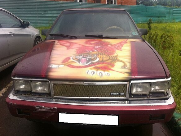 1991 Eagle Premier, чёрный - вид 1
