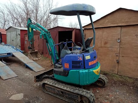 1999 Komatsu PC15, синий, 1680000 рублей, вид 1