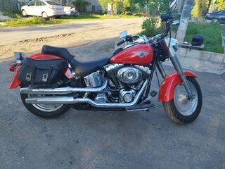 2003 Harley-Davidson Fat Boy, красный, 670000 рублей, вид 4