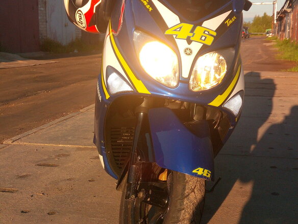 2002 Yamaha TMAX, синий, 320000 рублей - вид 6