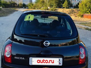 2007 Nissan Micra III (K12), чёрный, 530000 рублей, вид 2