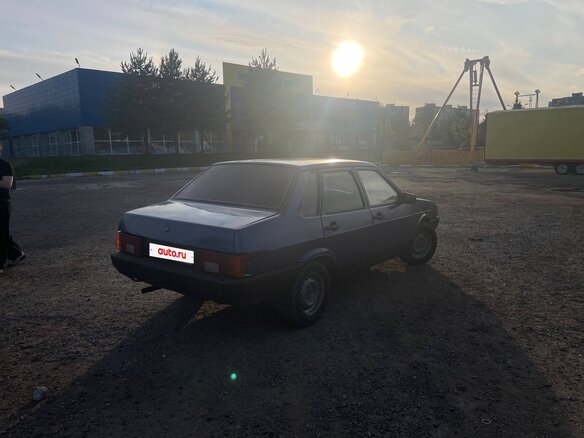 2002 Lada (ВАЗ) 21099, синий - вид 4