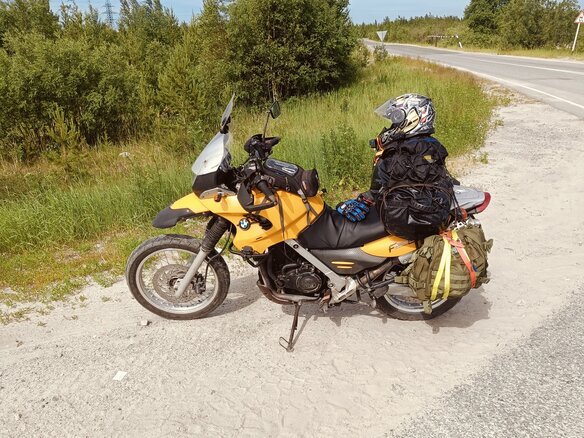 2000 BMW F 650 CS, жёлтый, 300000 рублей