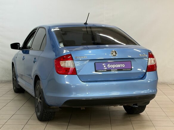 2016 Skoda Rapid I, синий, 1069000 рублей - вид 4