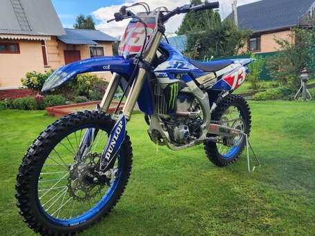 2020 Yamaha YZ250F, синий, 650000 рублей, вид 3