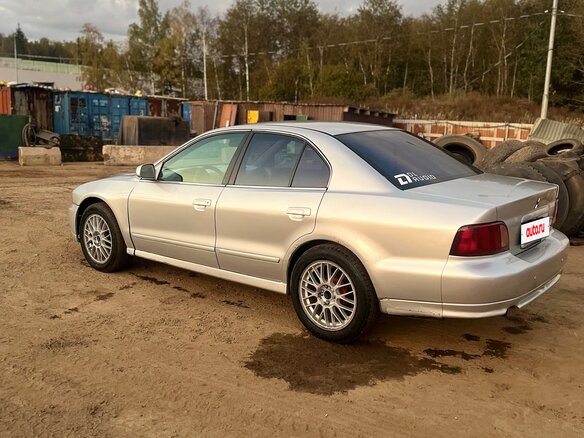 2002 Mitsubishi Galant VIII Рестайлинг, серый, 250000 рублей - вид 4
