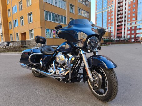 2012 Harley-Davidson Street Glide, синий, 950000 рублей, вид 1