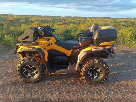 2012 BRP Can-Am Outlander MAX 1000, жёлтый, 1500000 рублей, вид 5