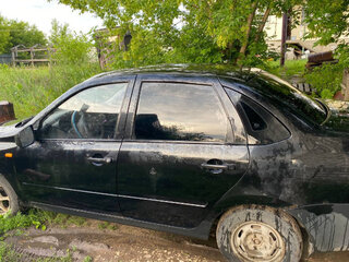 2014 Lada (ВАЗ) Granta I, чёрный, 180000 рублей, вид 3